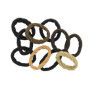 Lot de 10 Élastiques Mousse Torsadés Franck Provost - Assortiment de Couleurs
