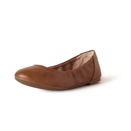 Ballerines à Enfiler Femme Brun Châtaigne - Amazon Essentials