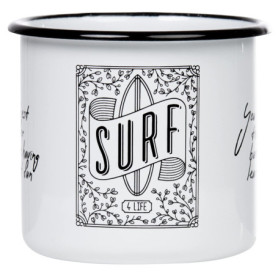 Tasse Émail SURF Design Planche de Surf - 300ml - MUGSY