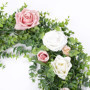 Lot de 2 guirlandes d'eucalyptus artificielles pour décoration de mariage