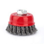 Kit de Brosses Métalliques Wizerry pour Meuleuse - 4 Pièces 75mm