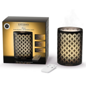 Diffuseur de Parfum Électrique Esteban Noir & Lumière