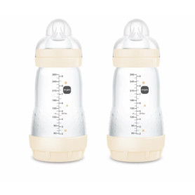 Biberon MAM Easy Start Anti-Colique 260ml - 2 unités avec Tétine Douce
