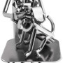 Figurine Décorative en Métal avec Porte-Stylo et Chien - BRUBAKER