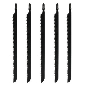 Kit de 5 Lames de Scie Sauteuse EMSea pour Couper Bois Épais