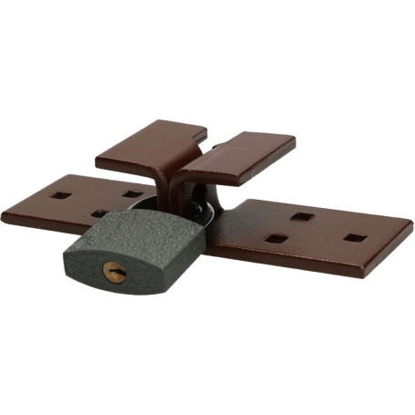 Verrou de sécurité KOTARBAU pour cave avec cadenas - 60x90 mm