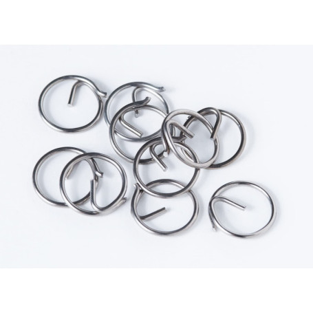Lot de 10 goupilles annulaires en acier inoxydable V4A 1,25 mm x 15 mm