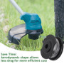 Lot de 9 bobines de fil de rechange pour débroussailleuse Bosch EasyGrassCut