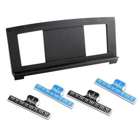 Pupitre Noir Huianpen pour Clavier avec 4 Compartiments