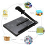 COOCHEER Coupe-papier A4 Professionnel Noir pour Bureau et École