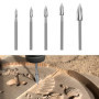 Kit de 5 Mèches de Gravure sur Bois - Outils de Sculpture Universels