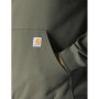 Sweat à capuche Carhartt homme olive - Confort et style