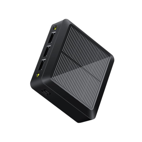 Batterie Externe Solaire KYF 10000mAh - Chargez 3 Appareils Simultanément