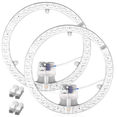 Kit de Conversion LED Vaileal - 2 Modules 36W pour Plafonniers Blanc 6000K