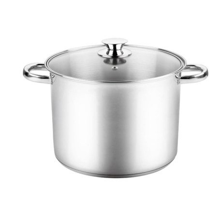 Faitout VIER en Acier Inox 20 cm - 6,3 L avec Poignées Rivetées