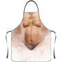 Tablier Humoristique Fartoni pour Homme - Idéal pour Barbecue et Fêtes