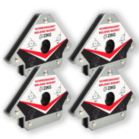 Kit de 4 Aimants de Soudage BYHH - Précision à 45°, 90° et 135°