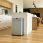 Poubelle automatique design 70L en inox brossé - KITCHEN MOVE