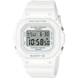 Montre Casio BGD-565U-7ER Blanc avec Alarme et Chronographe