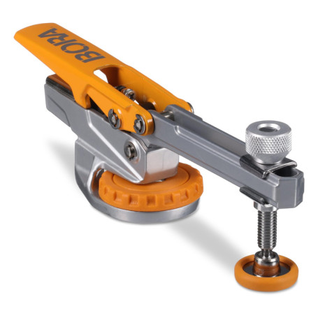 Pince de maintien BORA à réglage automatique pour rails en T