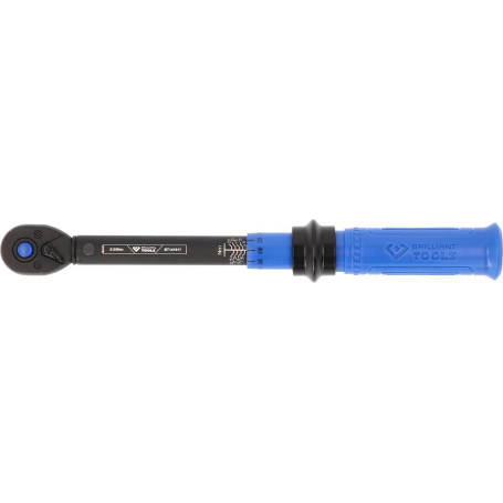 Clé Dynamométrique à Cliquet 1/4" BRILLIANT TOOLS 5-25 Nm