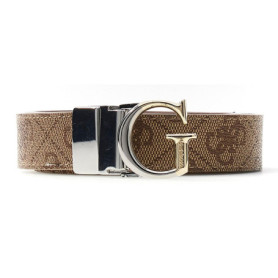 Ceinture Réversible GUESS Latte Logo - Adjustable & Raccourcissable