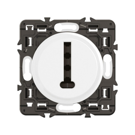 Prise Téléphone Céliane 8 Contacts - Blanc - Legrand