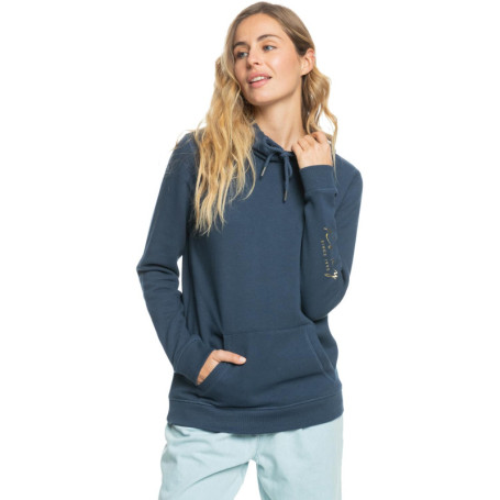 Pull à capuche Roxy Itia Foil pour femme - Mood Indigo