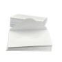 Lot de 25 cartes pré-pliées A6 avec enveloppes C6 assorties - Blanc