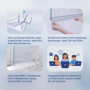 Joint de Douche Universel HNNHOME pour Verre 6 à 8 mm - Étanchéité 100% et Installation Facile
