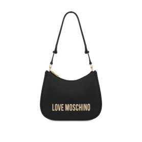 Sac à main Love Moschino en PU noir pour femmes