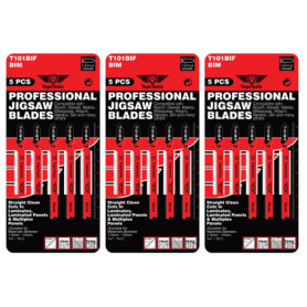 Pack de 15 Lames de Scie Sauteuse T101BIF pour Stratifié - TopsTools