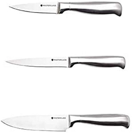 Set de Couteaux Acier Inoxydable Master Class - 3 Pièces Ergonomiques