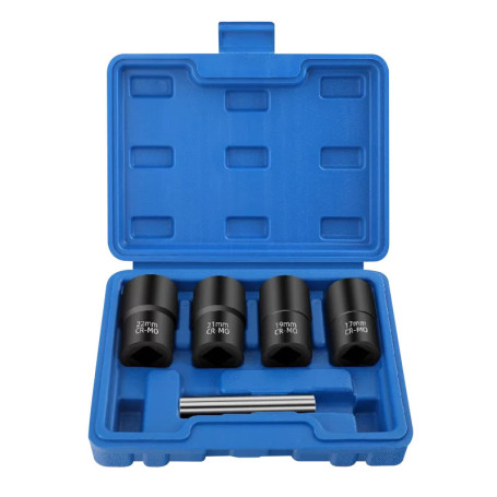 Ensemble d'Extracteurs à Vis WIYETY - 5 Pièces pour Écrous et Boulons Endommagés