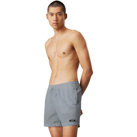 Short de Bain Calvin Klein pour Homme - Séchage Rapide Gris Quarry