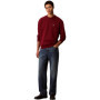Sweatshirt Calvin Klein Monogram Renaissance Red pour Homme