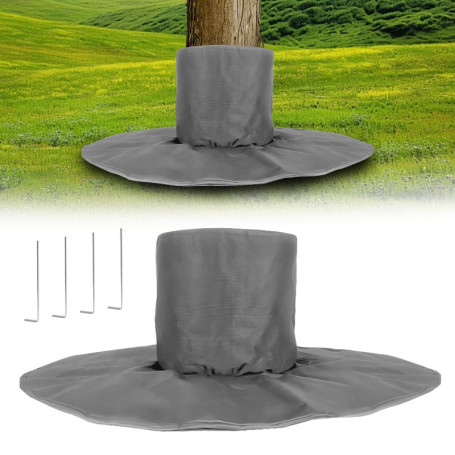 Protection Hivernale pour Racines de Palmiers - Couverture Multifonctionnelle avec Piquets