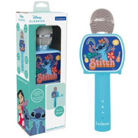 Microphone Bluetooth® Disney Stitch avec Changement de Voix et Enceinte Intégrée - Lexibook