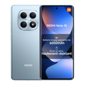 Xiaomi Redmi Note 15 - Smartphone 8Go RAM, 128Go, 6000mAh, 108 Mpx, Écran FHD+ 6,77"
