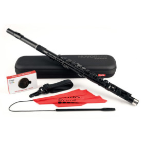 Flûte NUVOBand en Plastique Noir - Instrument Musical Durable