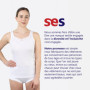 Lot de 3 Débardeurs Femme en Coton avec Dentelle - SES