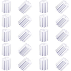 Outus 500 Boucles d'Oreilles de Sécurité Transparentes pour Hameçons