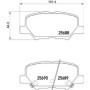 Plaquettes de Frein Arrière Brembo P61111 - Performance et Confort