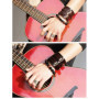 Bracelet en cuir noir pour homme - Style punk par Thajaling