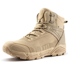 Bottes Tactiques Imperméables FREE SOLDIER pour Homme - Sable