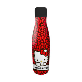 Bouteille Réutilisable Hello Kitty en Acier Inoxydable - 500 ml Rouge
