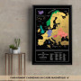 Carte à Gratter de l'Europe - Poster Décoratif avec Épingles Incluses