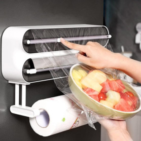 Distributeur 3 en 1 pour Film Alimentaire et Essuie-Tout - Aicharynic