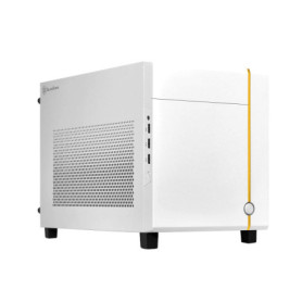 Châssis Cube Mini-ITX SilverStone SUGO 14 Blanc avec Support de Carte Graphique