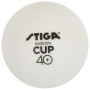 Balles de Ping-Pong Stiga Cup 40+ ABS - Lot de 12 - Blanches